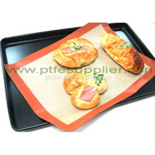 Red Trim Edge Silicone Baking Mat Red color of Silicone Baking Liner Supplier